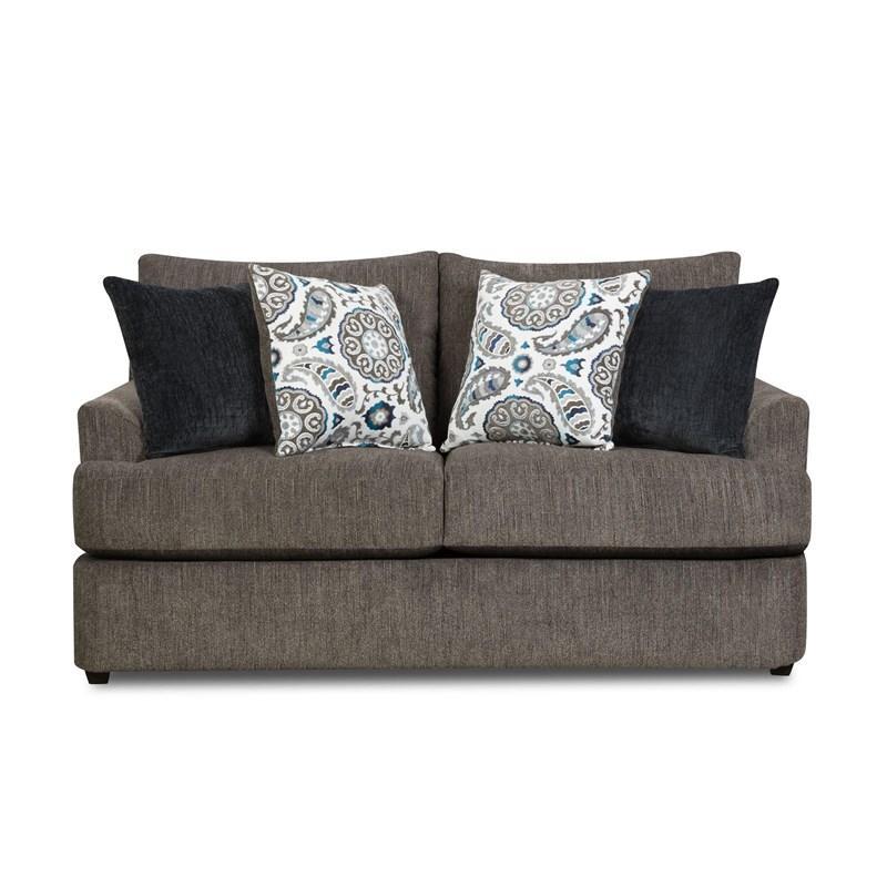 Eisenhower Chenille Flared Arm Sofa and Loveseat with Reversible Cushions,Instore